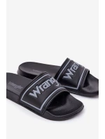 Klapki Męskie WRANGLER AVERELL SLIDER MEN LOW 20251042.25Y Czarne