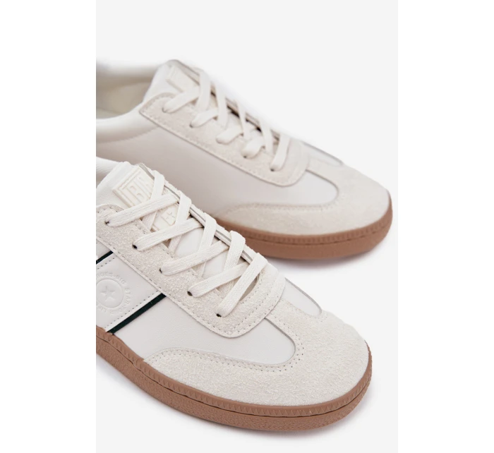 Niskie Sneakersy Męskie Big Star SS174078 Białe