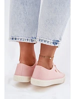 Dámské Nízké Tenisky Růžové Big Star model 22100959 - Big Star Shoes