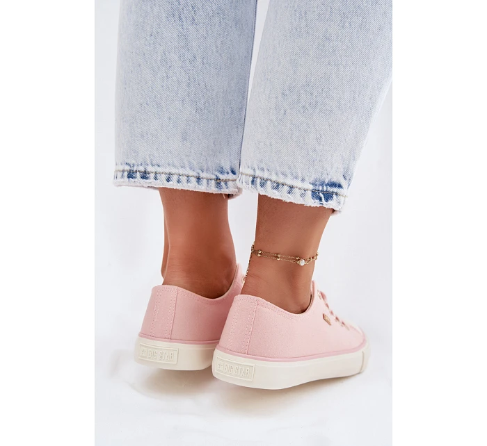 Dámské Nízké Tenisky Růžové Big Star model 22100959 - Big Star Shoes