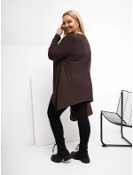 Bluzka RV BZ model 21870807 ciemny brązowy - FPrice