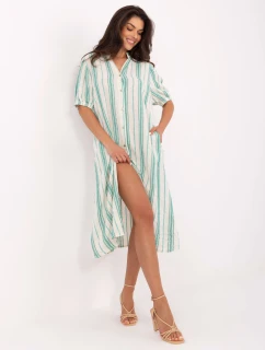 Šaty TW SK BI 2451.84 bielo-zelené