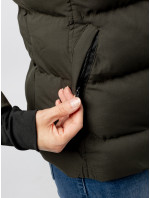 Dámska prešívaná zimná bunda GLANO - khaki