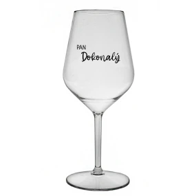 PAN DOKONALÝ - čirá nerozbitná sklenice na víno 470 ml