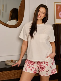 Pyžamo Mefemi Elara s krátkymi rukávmi PI82 S–2XL