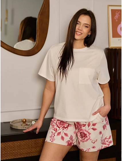 Pyžamo Mefemi Elara s krátkymi rukávmi PI82 S–2XL