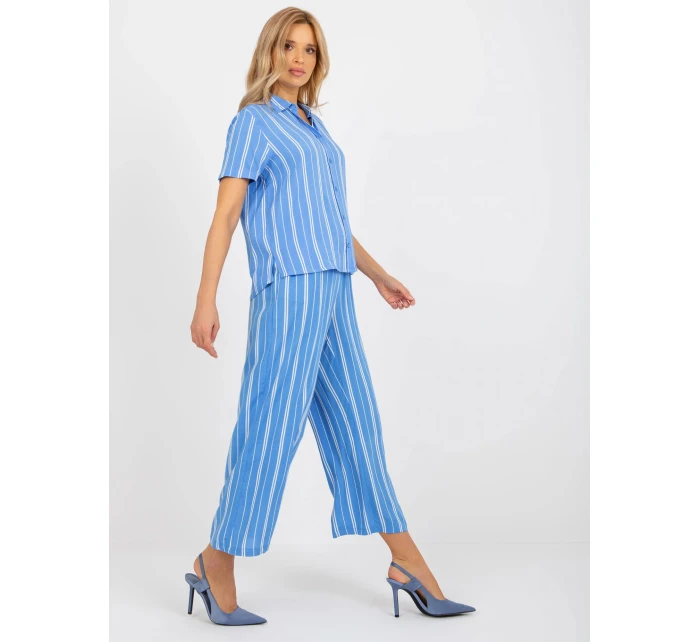 Blúzka D73771M11063A modrá