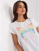 T shirt RV TS model 21338679 biały - FPrice