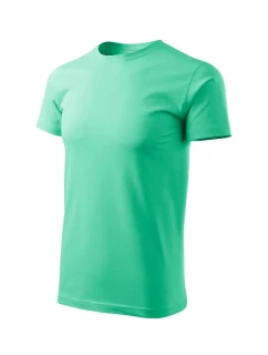 Základné pánske tričko mätovej farby