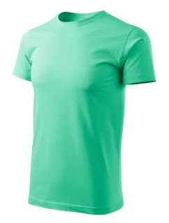 Základné pánske tričko mätovej farby