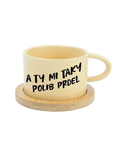 A TY MI TAKY POLIB PRDEL - žltý hrnček makarón 200 ml