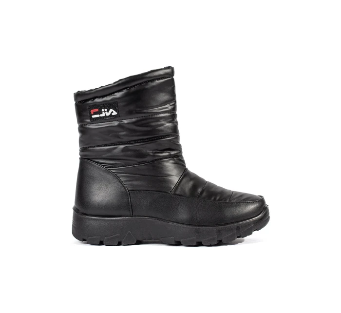 Luxusné čierne dámske snežnice na platforme