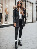 Dámská zimní bunda parka černá Dstreet model 21971026 - FashionStreet