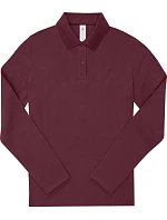 B&C My Polo 180 LSL /women Dámske polo s dlhým rukávom z piké 01.W462 bordová B&C My Polo 180 LSL /women Dámske polo s dlhým rukávom z piké 01.W462 bordová