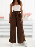 Spodnie CS SP model 22099801 ciemny brązowy - FPrice