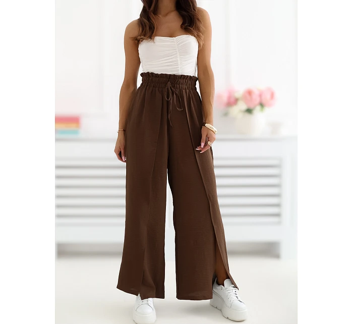 Spodnie CS SP model 22099801 ciemny brązowy - FPrice