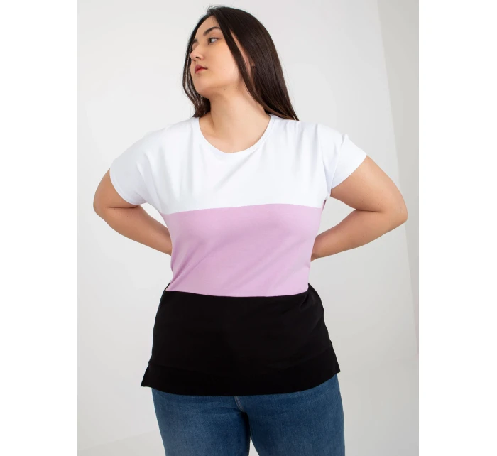 Bluzka RV BZ model 18617610 jasny fioletowy - FPrice Bluzka RV BZ model 18617610 jasny fioletowy - FPrice