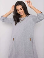 Šaty RV SK 6274.36P sivá