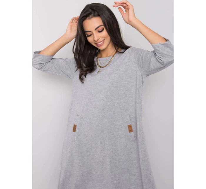 Šaty RV SK 6274.36P sivá