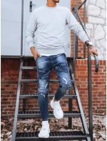 Pánske modré džínsy FashionStreet UX3281