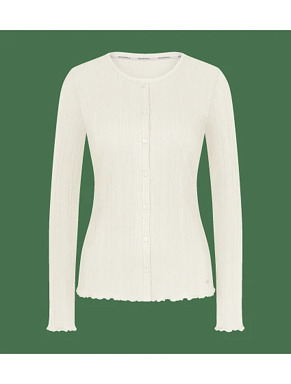 Univerzálny rebrový kardigán LSL – Silk White – TRIUMPH Silk White – TRIUMPH Univerzálny rebrový kardigán LSL – Silk White – TRIUMPH Silk White – TRIUMPH