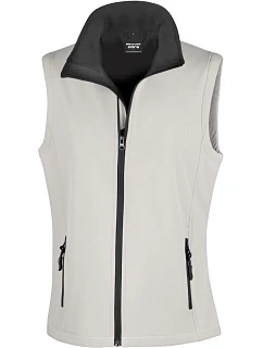 R Dámská 2vrstvá softshell vesta "Printable" 30. white/black model 22428209 - Result