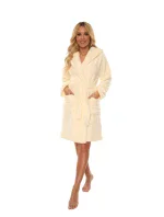 Krátky dámsky župan s kapucňou 806 LUNA II