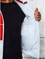 FashionStreet pánska prechodná biela bunda TX4352