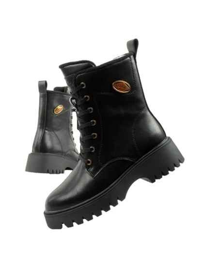 Lee Cooper topánky dámske trapper topánky kožené zateplené dámske topánky