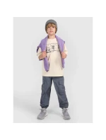 Chlapecké tričko oversize s potiskem model 21736427 - 4F Chlapecké tričko oversize s potiskem model 21736427 - 4F