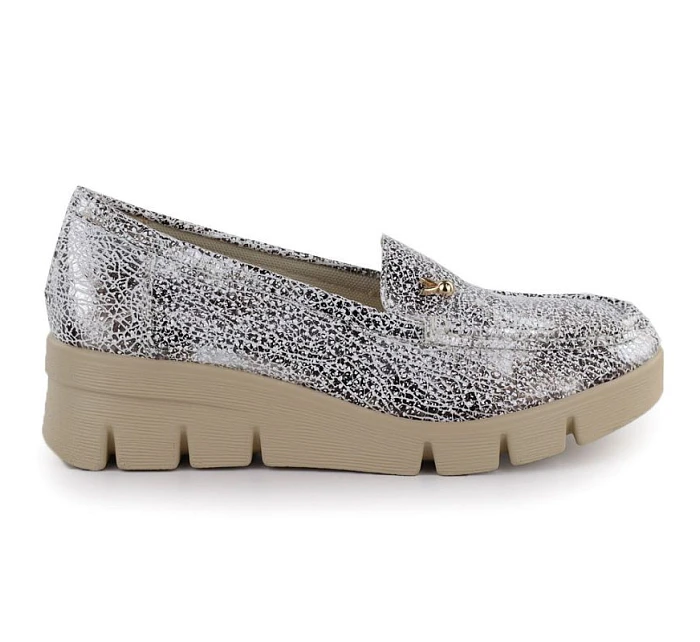 Dámské boty na platformě ve zlaté barvě M.Daszynski model 22068838 - M. Daszyński