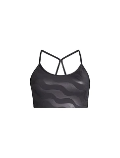 Športová podprsenka CASALL Sleek Strappy Sports Bra Printed, čierna