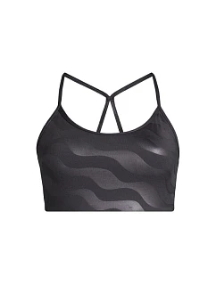 Športová podprsenka CASALL Sleek Strappy Sports Bra Printed, čierna