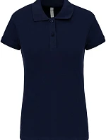 Kariban K 240 Dámske elastické polo tričko z piké 20.K240 tmavomodré