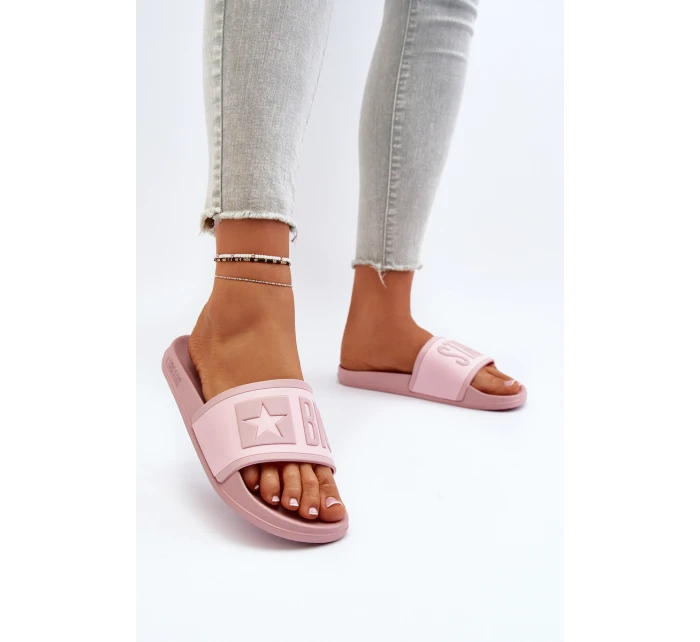 Dámské Žabky Big Star model 21651547 Růžové - Big Star Shoes