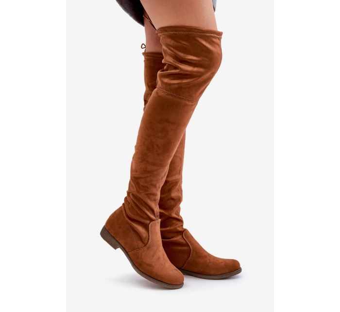 Na Plochém Podpatku Do Z Eko Semiše Camel model 21678116 - Boto