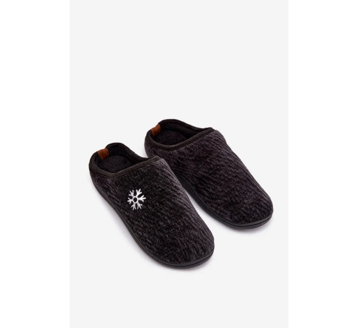 Pánské černé pantofle model 21821694 - Boto