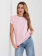 Tričko RV TS A1125.85 bielo-ružové