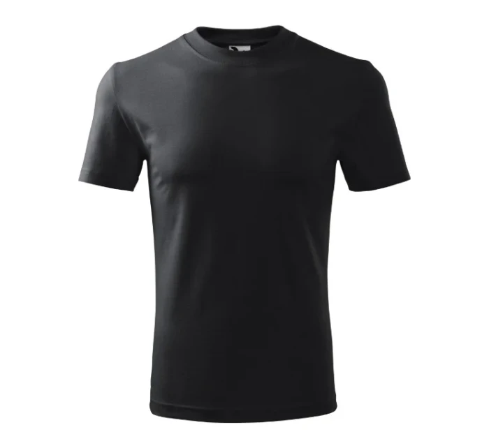 Ťažké unisex tričko ebony gray