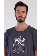 Pánská noční košile s krátkým rukávem Samuel Pánská noční košile s krátkým rukávem Samuel