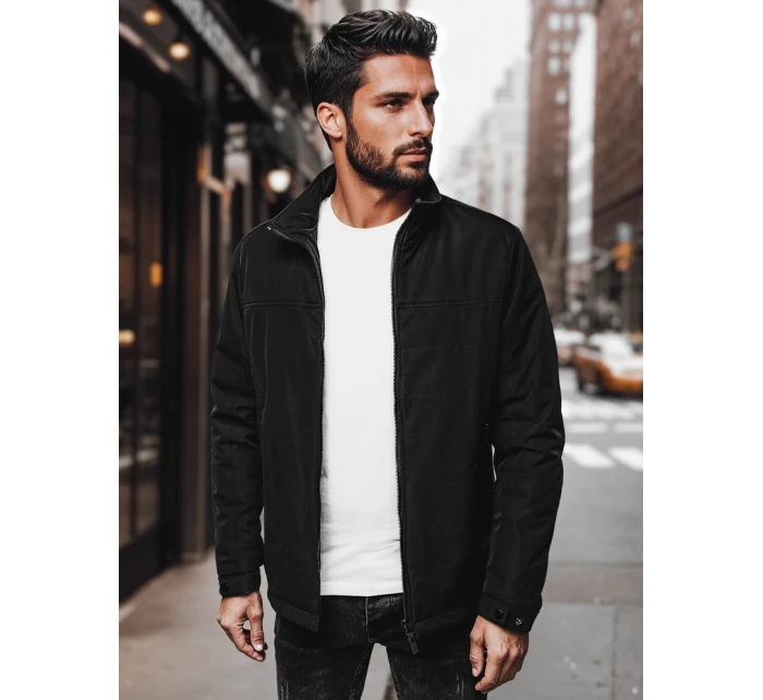 Pánska prechodná bunda čierna FashionStreet TX4995