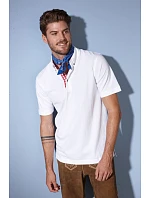 JN Pánské piqué polo v stylu 02.0 white/red white model 22488663 - Daiber JN Pánské piqué polo v stylu 02.0 white/red white model 22488663 - Daiber