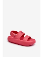 Lehké Pěnové Sandály Na Suchý Zip  Růžové model 21658659 - Boto