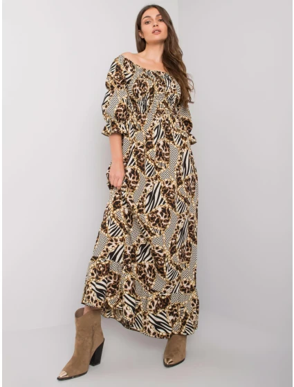 Šaty DHJ SK model 17614732 černá a béžová - FPrice