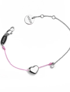 Náramok VUCH Shiny Heart Pink
