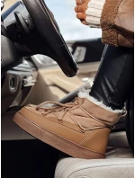 Dámské zateplené sněhule camel Dstreet model 21981885 - FashionStreet