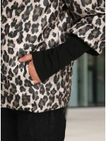 Dámska prechodná bunda v leopardej ružovej farbe FashionStreet TY5550 Dámska prechodná bunda v leopardej ružovej farbe FashionStreet TY5550