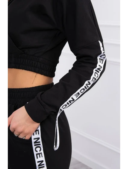 Sada s ozdobnými model 18746076 černé barvy - K-Fashion