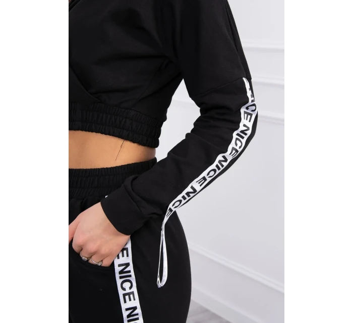 Sada s ozdobnými model 18746076 černé barvy - K-Fashion