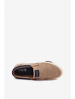 Pánské tenisky Slip On Lee Cooper LCW-26-02-4089 Béžové